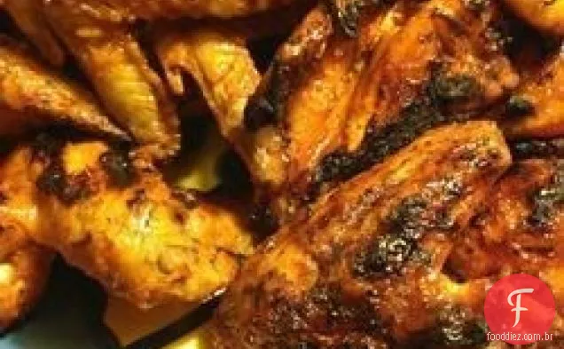 Asas De Frango Com Cola