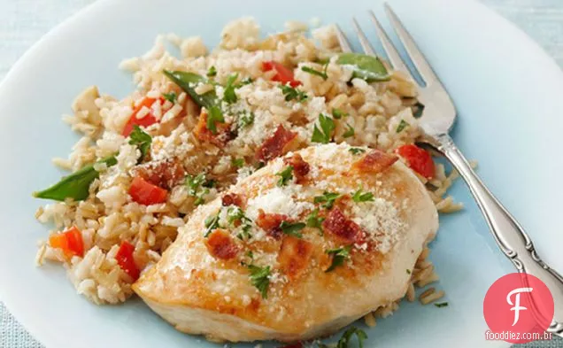 Frango E Arroz Integral Pilaf