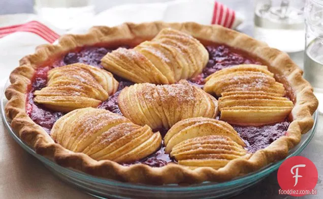 Torta De Maçã E Cranberry