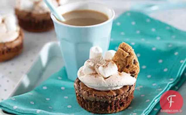 Chocolate Quente-Brownie Cupcakes