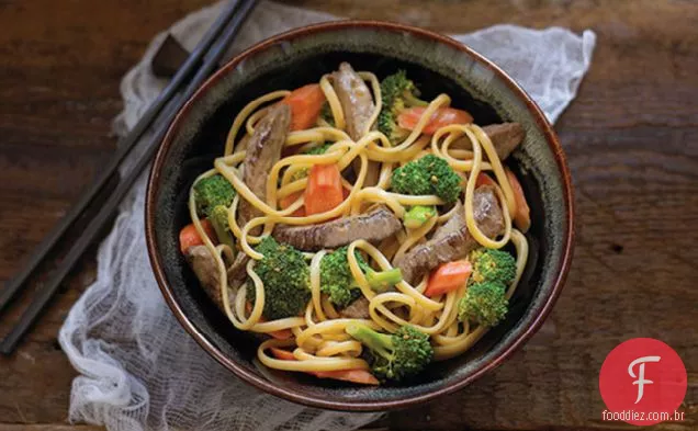 Tigela De Macarrão De Carne