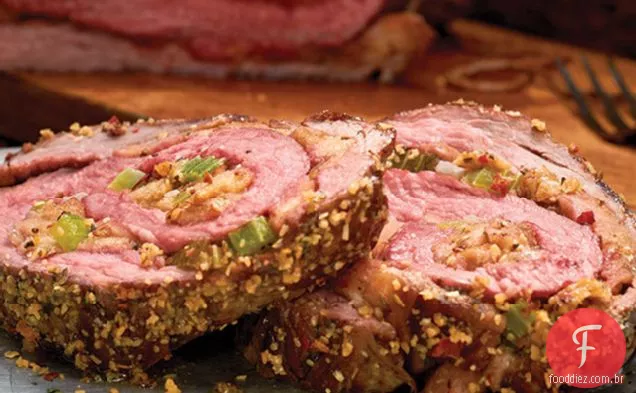 Farto Parmesão De Ervas Toscanas-Bife De Flanco Recheado
