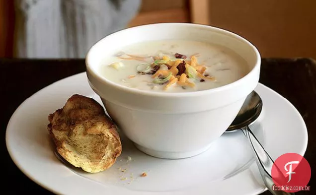 Bacon, Queijo E Sopa De Batata