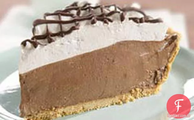 Torta De Chocolate Coberta De Neve