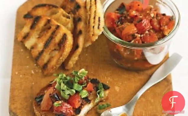 Tomate Grelhado Bruschetta