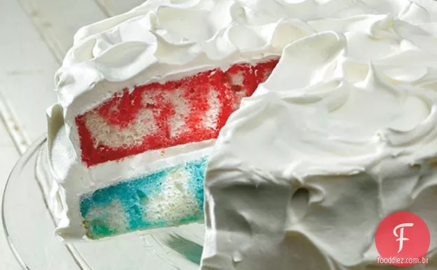 Patriótico Poke Cake