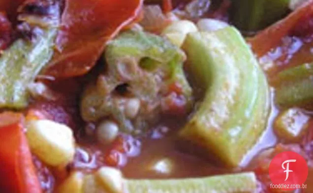 Jantar Hoje À Noite: Quiabo, Milho E Tomate