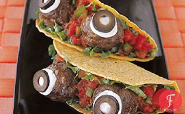 Spooky Eyeball Tacos