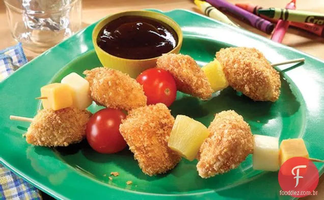 SHAKE ' N BAKE Chicken Nugget Kabobs