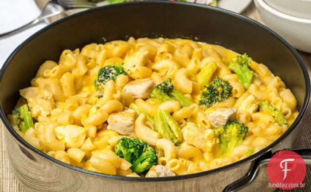 Frango Com Queijo E Brócolis Mac
