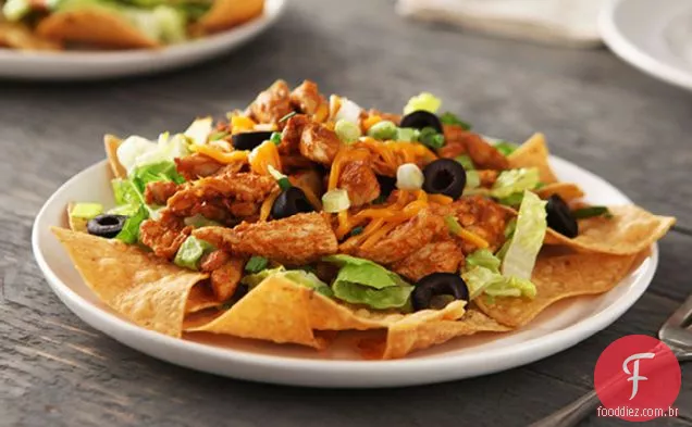 Salada De Taco De Frango Quente