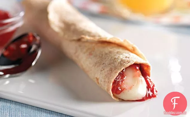 Lanche Rápido De Queijo Tortilla-String
