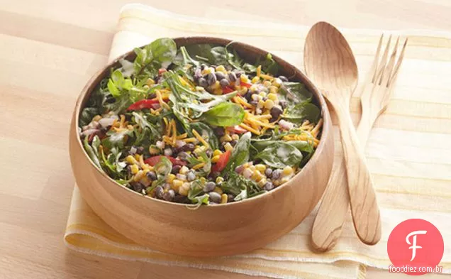 Salada De Feijão E Milho Picante Do Sudoeste