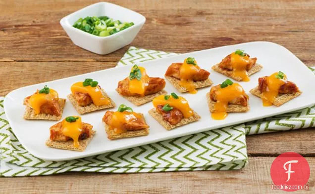 Cheesy BBQ chicken Bites