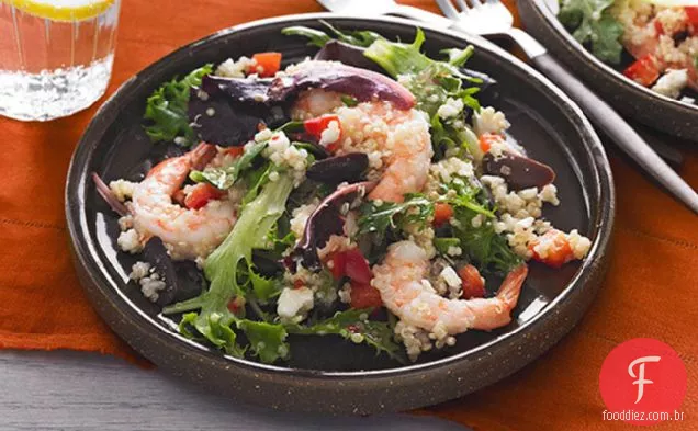 Salada De Quinoa E Camarão