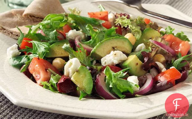 Queijo Feta Salada Mediterrânea