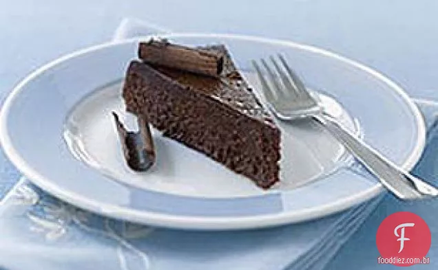 Bolo De Mousse De Chocolate Intenso