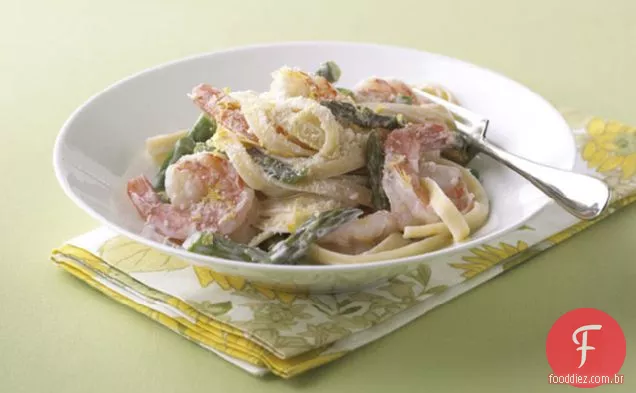 Camarão Cremoso Fettuccine