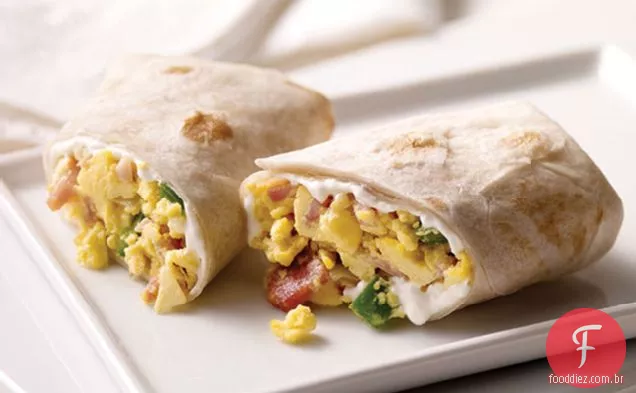 Denver-Estilo Manhã Burrito