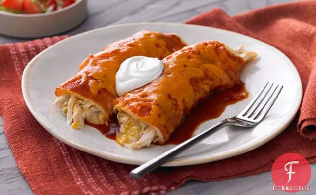 Chicken & Green Chile Enchiladas