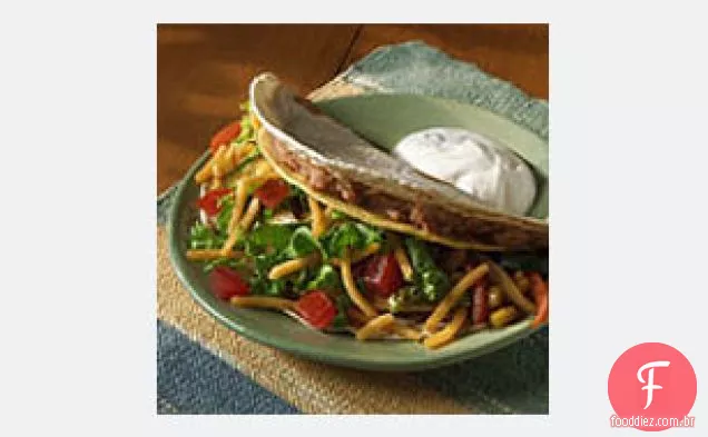 Double DECKER Veggie Tacos
