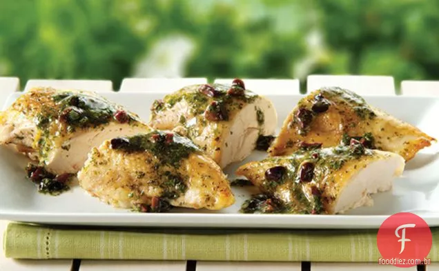 Frango Mediterrâneo Com Tábuas De Cedro