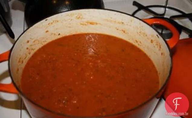 Sopa De Tomate Assada Com Pancetta Crocante