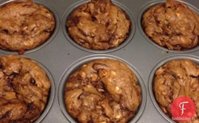 Manteiga De Amendoim Sem Ovo Muffins De Chocolate