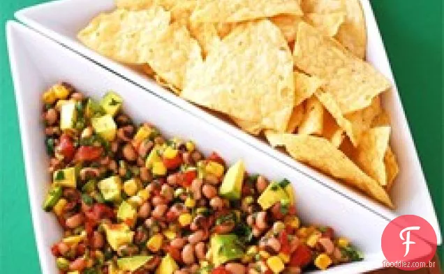 Abacate e Salsa de ervilha de Olhos Pretos