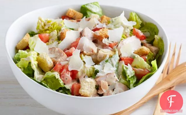 Salada Caesar De Frango Rápido