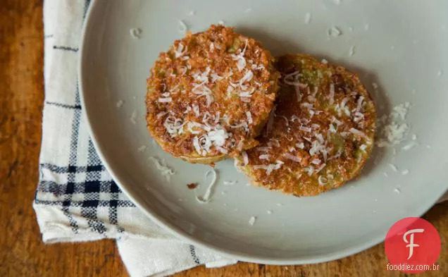 Tomates Verdes Fritos Com Panko E Parmesão