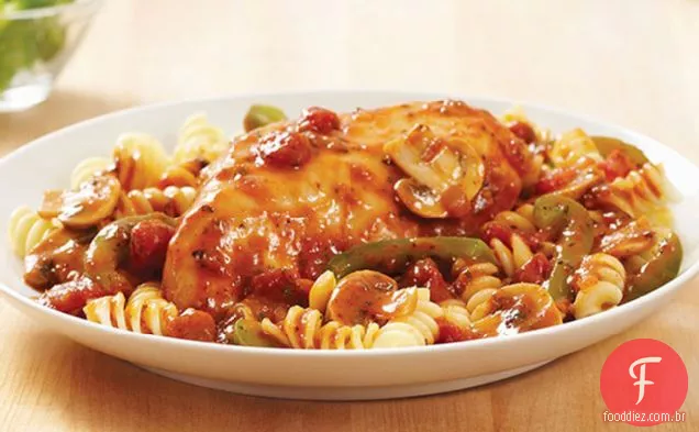Simples Fogão Lento Frango Cacciatore