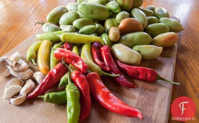 Tomates Verdes Em Conserva