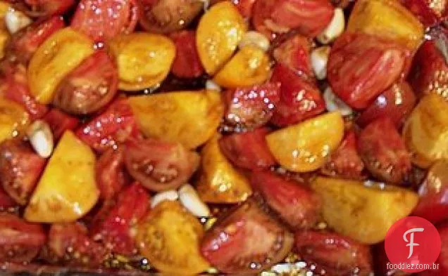 Sopa De Tomate Assada Com Croutons Sunnyside Up