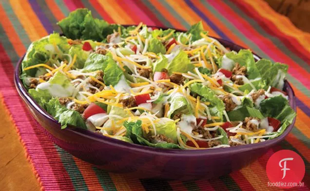 Salada De Taco De Seis Camadas