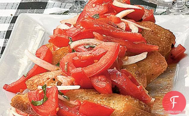 Tomate Grelhado Bruschetta