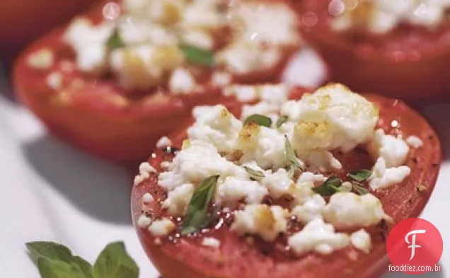 Tomates Grelhados Com Queijo Feta