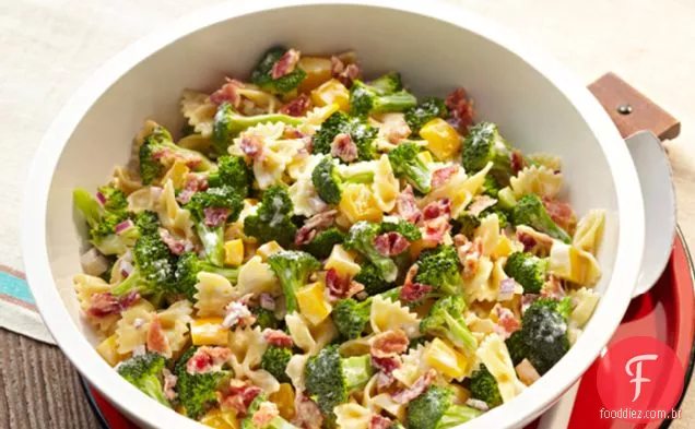 Brócolis Picante-Salada De Macarrão