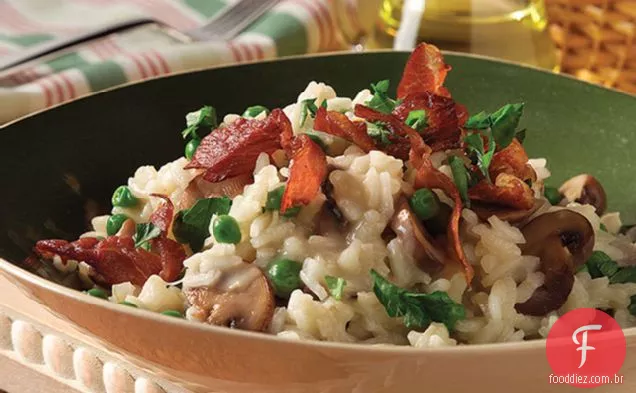 Risoto De Queijo Azul Cremoso