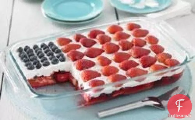 Acene Com Seu Bolo De Bandeira