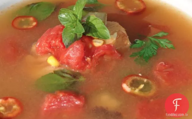 Sopa De Tomate Capim-Limão