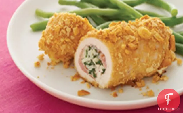 Arroz E Presunto-Peitos De Frango Recheados