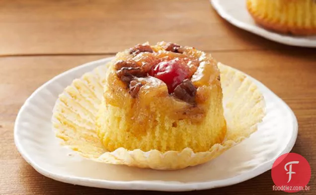 Abacaxi De Cabeça Para Baixo Cupcakes