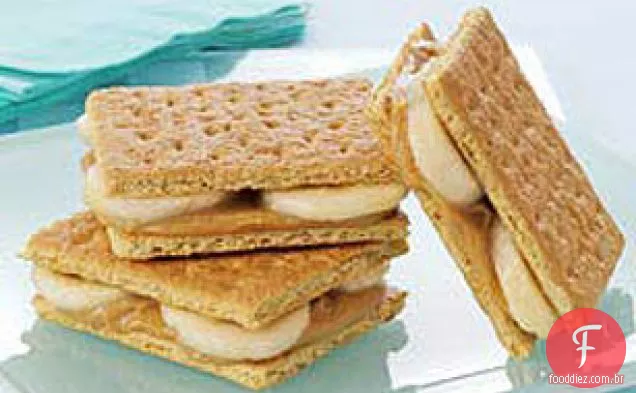 Sanduíches congelados de Banana PB