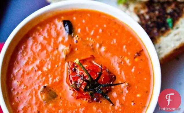 Sopa De Tomate Assada Fácil