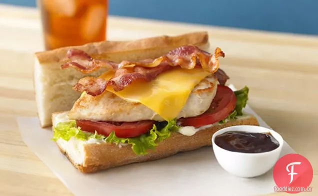 Frango E Queijo Sub Sanduíches