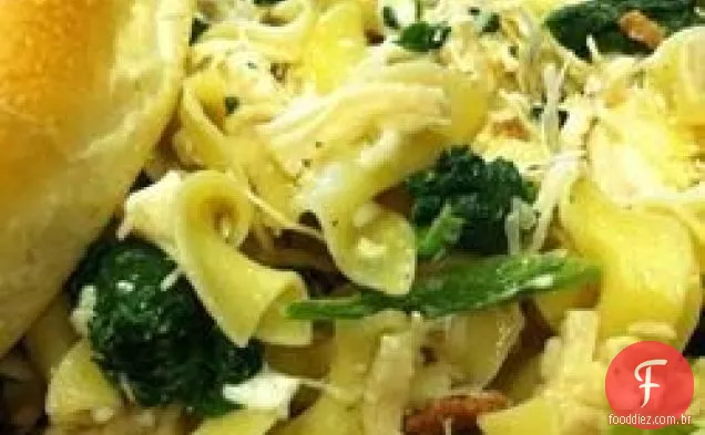 Macarrão Com Queijo Espinafre