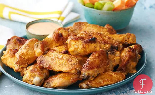 Asas De Frango Grelhadas Quentes E Picantes