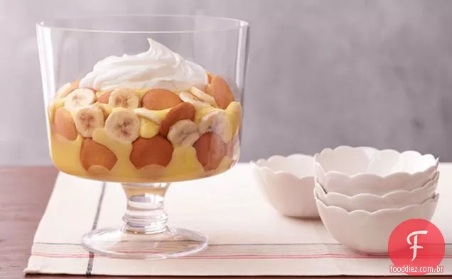 Pudim Fácil De Banana Com Baixo Teor De Gordura