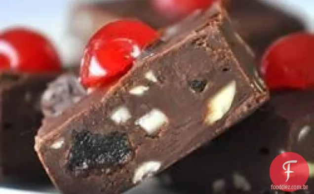 Cerejas e Chocolate Fudge